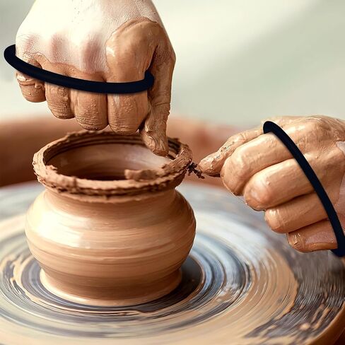 DIYOOHOMY Pottery Ribs for Pottery Tools and Clay Tools, Soft Silicone Ceramic Supplies Kit for Shapes Sculpting,Mud,Trimming,Throwing (2) in Saudi Arabia