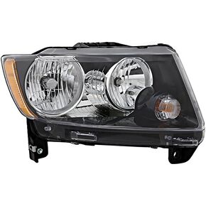 For Jeep Compass Headlight Lamp 2013 2014 2015 2016 2017 Halogen Black Trim Passenger Right Side in Saudi Arabia