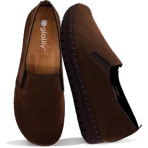 أحذية رياضية نسائية مريحة سهلة الارتداء من Glolily Elle - أحذية مشي مرنة وخفيفة الوزن لتقويم العظام مع دعم للقوس، أحذية عصرية كاجوال مريحة للنساء in Kuwait