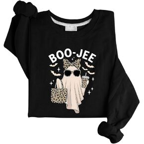 Boo Jee Ghost Sweatshirt Boojee Ghost Sweatshirt Halloween Boo-Jee Shirt For Women in Saudi Arabia