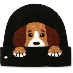 Kate Spade Women's Critter Beanie, Stylish Hat & Fashion Accessory Cap, Ideal for Cold Weather in Saudi Arabia