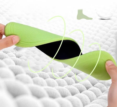 Soft Memory Foam Insoles for Shoes Sweat-Absorbing Breathable Deodorant Insole for Feet Orthopedic Sponge Shoe Inserts Pads,Size41-42 in Saudi Arabia