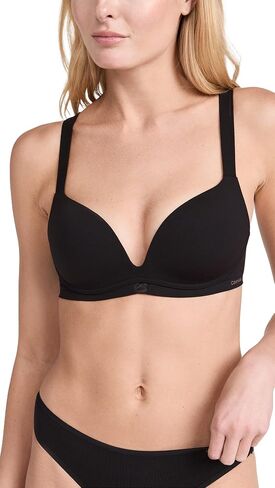 Calvin Klein underwear Women's Effortless Motion Push Up Plunge Bra in Saudi Arabia