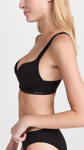 Calvin Klein underwear Women's Effortless Motion Push Up Plunge Bra in Saudi Arabia