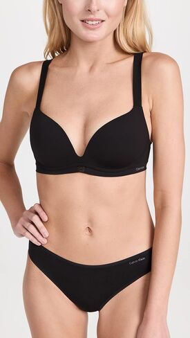 Calvin Klein underwear Women's Effortless Motion Push Up Plunge Bra in Saudi Arabia