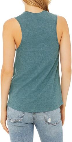 JustBlanks Ladies Active 100% Cotton High Neck Jersey Muscle Gym Running Yoga Sleeveless Tank Top for Women in Saudi Arabia