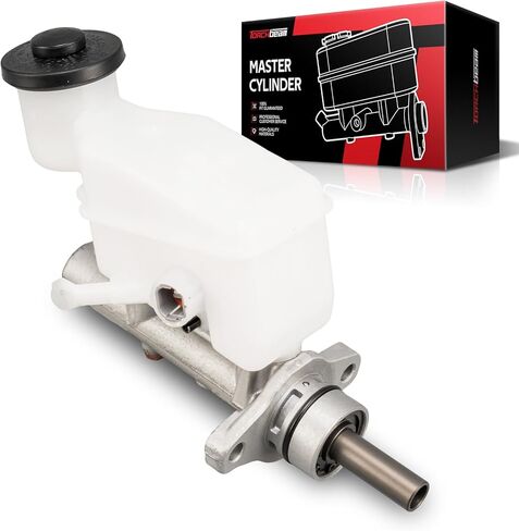 Torchbeam Brake Master Cylinder with Reservoir, Direct Fit Replacement for Toyota Yaris 2007-2011, DOT Approved, Aluminum Alloy, Includes Mounting Hardware in Saudi Arabia