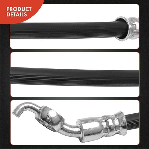 A-Premium Rear Outer Brake Hydraulic Hose Compatible with Toyota and Scion Models - Mirai 2016-2019, Prius 2010-2015, Prius Plug-In 2012-2015, Prius V 2012-2017, xB - Replace# 9094702E30(Pack of 2) in Saudi Arabia