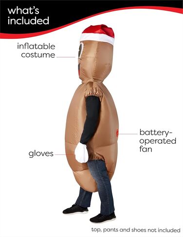 Rubies South Park: Mr. Hankey Inflatable Costume for Adults, Unisex One Size Brown in Saudi Arabia