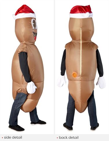 Rubies South Park: Mr. Hankey Inflatable Costume for Adults, Unisex One Size Brown in Saudi Arabia
