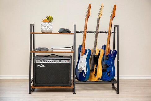 Multi-Guitar و AMP Stand ، رف الجيتار لمدة 4 إلى 6 القيثارات in Saudi Arabia