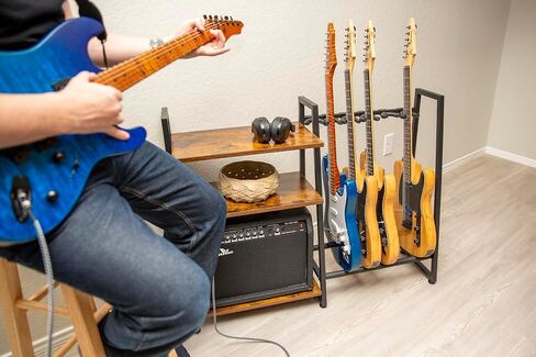 Multi-Guitar و AMP Stand ، رف الجيتار لمدة 4 إلى 6 القيثارات in Saudi Arabia