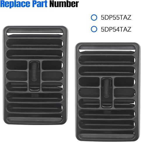 فتحة تهوية وحدة التحكم 5DP55TAZ متوافقة مع Jeep Wrangler TJ 1997-2006 لسيارة Jeep Cherokee 1997-2001 لسائق فتحة تهوية لوحة القيادة جانب الركاب قطعتين in Saudi Arabia