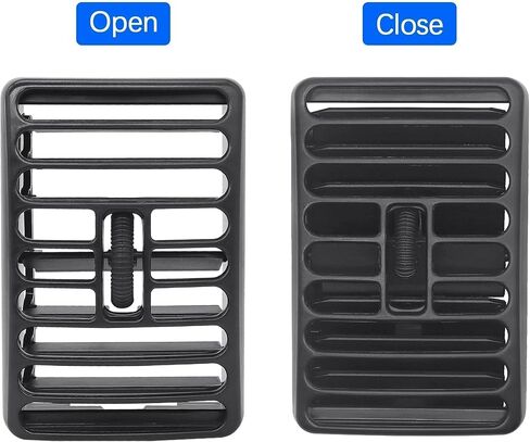 فتحة تهوية وحدة التحكم 5DP55TAZ متوافقة مع Jeep Wrangler TJ 1997-2006 لسيارة Jeep Cherokee 1997-2001 لسائق فتحة تهوية لوحة القيادة جانب الركاب قطعتين in Saudi Arabia