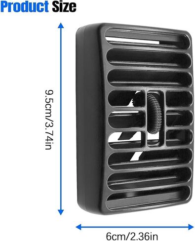 فتحة تهوية وحدة التحكم 5DP55TAZ متوافقة مع Jeep Wrangler TJ 1997-2006 لسيارة Jeep Cherokee 1997-2001 لسائق فتحة تهوية لوحة القيادة جانب الركاب قطعتين in Saudi Arabia