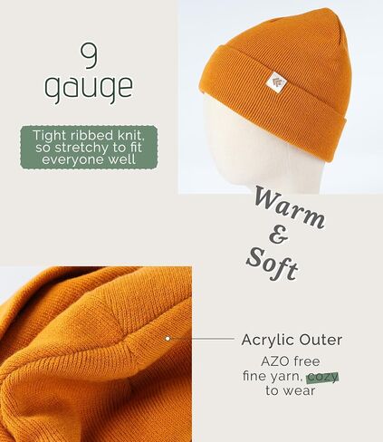 Beanie for Women Men Satin Lined Winter Hat Slouchy Beanie with Silk Lining for Hair Warm Knit Ski Hat Unisex in Kuwait