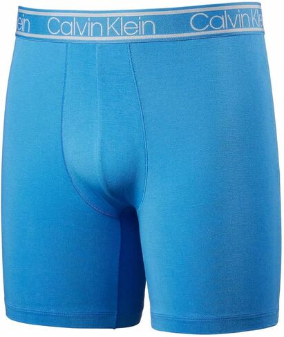 Calvin Klein Mens 3 Pack Lightweight Boxer Brief (US, Alpha, X-Large, Regular, Regular, Navy/Shoreline/Light Blue) in Saudi Arabia