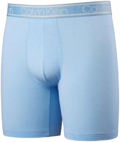 Calvin Klein Mens 3 Pack Lightweight Boxer Brief (US, Alpha, X-Large, Regular, Regular, Navy/Shoreline/Light Blue) in Saudi Arabia