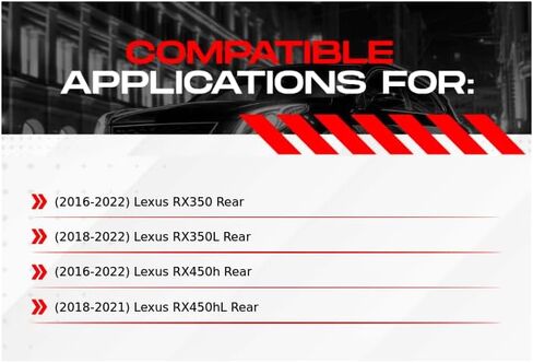 R1 Concepts Rear Brake Rotors For 2016-2022 Lexus RX350, RX450h, 2018-2022 Lexus RX350L, RX450hL| Blank Disc Brake Rotors| Brakes and Rotors Brakes and Rotors in Saudi Arabia