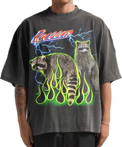 Washed Shaka-Wear Drop Shoulder 7.5 oz Heavyweight Graphic Tshirts Vintage Thick Boxy & Oversized Baggy Fit in Saudi Arabia