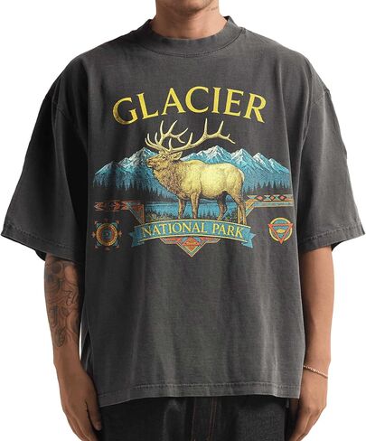 Washed Shaka-Wear Drop Shoulder 7.5 oz Heavyweight Graphic Tshirts Vintage Thick Boxy & Oversized Baggy Fit in Saudi Arabia