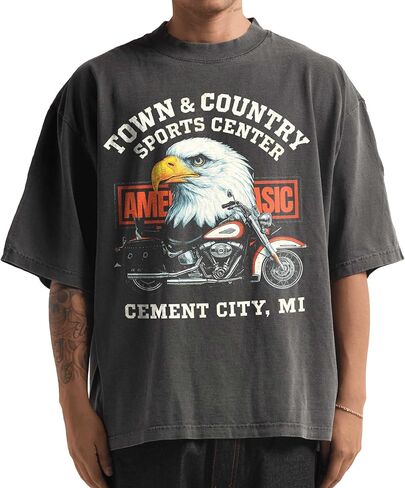 Washed Shaka-Wear Drop Shoulder 7.5 oz Heavyweight Graphic Tshirts Vintage Thick Boxy & Oversized Baggy Fit in Saudi Arabia
