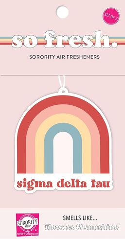 Sigma Delta Tau - Rainbow Air Freshener - 2/Pack - Flowers & Sunshine Scent in Saudi Arabia