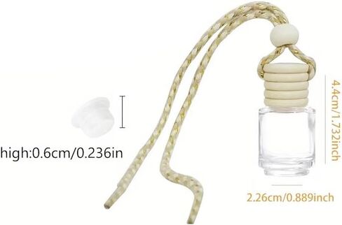 8ml 20pcs pack glass bottles for car reed diffuser perfumes in Kuwait