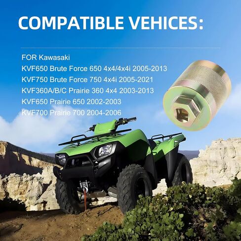 Front Differential Pinion Nut Tool For Kawasaki Brute Force 650 750 4x4/4x4i Prairie 360 650 700 KVF360 KVF650 KVF750 in Saudi Arabia
