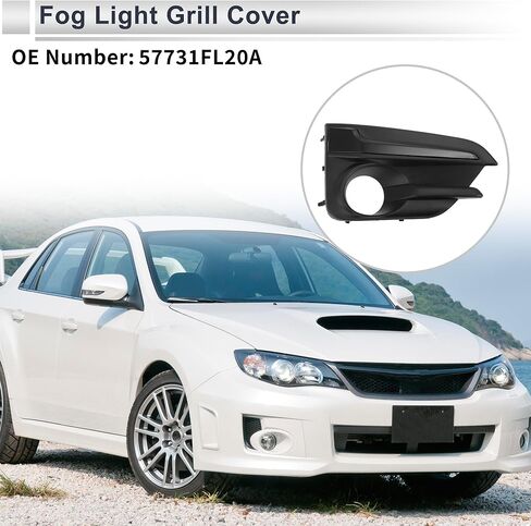 Front Right Fog Light Grill for Subaru Impreza 2017-2019 Front Lower Bumper Fog Light Cover Inserts No.57731FL20A ABS 1 Pcs in Saudi Arabia