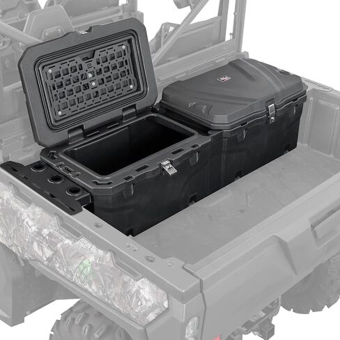 صندوق أدوات صندوق السرير KEMIMOTO UTV 110L/29Gal متوافق مع CFMOTO UFORCE 1000 2019-2025/1000 XL 2022-2025/U10 PRO 2025/U10 XL PRO 2025، صندوق تخزين البضائع ذو السعة الكبيرة ملحقات UTV المقاومة للماء in Saudi Arabia