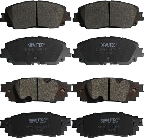 SIPAUTEC-Front and Rear Ceramic Disc Brake Pads Set Replacement For Camry Avalon RAV4 Venza For ES250 ES300h UX200 UX250h in Kuwait