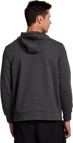 RBX Men's Hoodie Cotton Blend Sweatshirt, Long Sleeve Ottoman Ribbed Lightweight Pullover in Kuwait