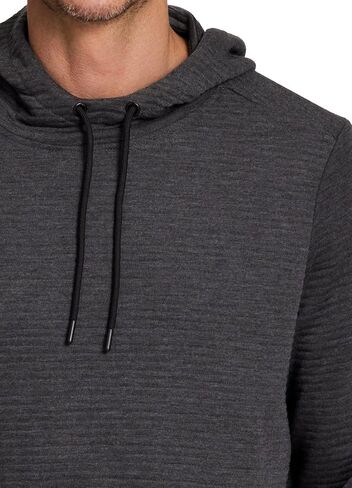 RBX Men's Hoodie Cotton Blend Sweatshirt, Long Sleeve Ottoman Ribbed Lightweight Pullover in Kuwait