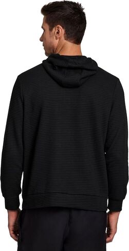 RBX Men's Hoodie Cotton Blend Sweatshirt, Long Sleeve Ottoman Ribbed Lightweight Pullover in Kuwait