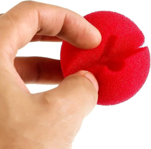 meekoo 10 Packs 10/40 Pack Red Clown Nose Red Foam Sponge Nose for Halloween Christmas Cosplay Comic Party Supplies in Saudi Arabia
