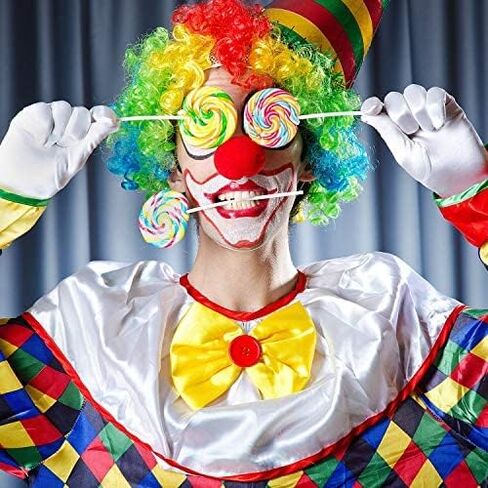 meekoo 10 Packs 10/40 Pack Red Clown Nose Red Foam Sponge Nose for Halloween Christmas Cosplay Comic Party Supplies in Saudi Arabia