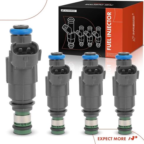 مجموعة A-Premium مكونة من 4 محاقن وقود متوافقة مع Subaru Outback 2000-2004، Legacy 2000-2004، Baja 2003-2006، 2.5 لتر in Saudi Arabia