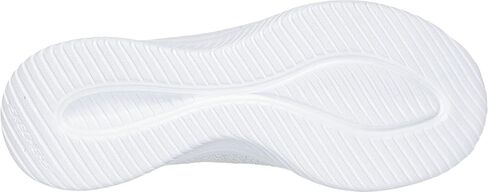 Skechers - حذاء Ultra Flex 3.0 للسيدات - حذاء رياضي ليلي أنيق، اللون أبيض/فضي، المقاس: 7 M US in Kuwait
