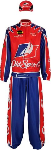 Mens Ricky Bobby Costume Talladega Nights Cosplay Racing Full Outfits Set in Saudi Arabia