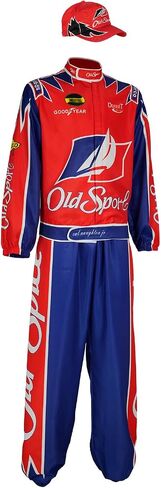 Mens Ricky Bobby Costume Talladega Nights Cosplay Racing Full Outfits Set in Saudi Arabia