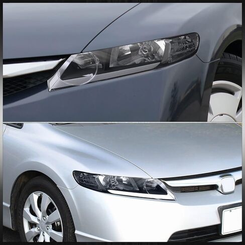 موزعي AJP LED DRL أنبوب بار مصابيح أمامية للقيادة، مصد زاوية الانعطاف، مصابيح عاكسة، زوج تجميع يسار + يمين، متوافق/استبدال لسيارة سيفيك FA JDM 4DR سيدان 2006 2007 2008 2009 2010 2011 in Kuwait