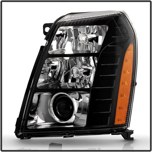 KEEKPO - For [HID/Xenon Type] 2007-2014 Cadillac Escalade Factory Style Projector Headlights Headlamps Pair Left+Right in Saudi Arabia