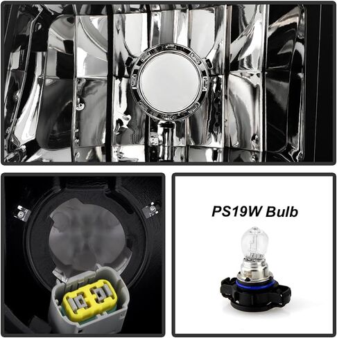 KEEKPO - For [HID/Xenon Type] 2007-2014 Cadillac Escalade Factory Style Projector Headlights Headlamps Pair Left+Right in Saudi Arabia