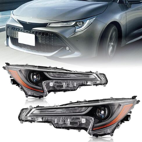 Headlights with LED DRL Compatible with 2020 2021 2022 Toyota Corolla L LE Passenger & Driver Side in Saudi Arabia