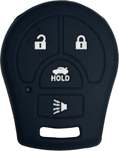 غطاء مفتاح Fob لـ Versa Sentra: 4 أزرار سيليكون عن بعد حامي مناسب لنيسان Cube Juke Rogue Sentra Versa Versa Note CWTWB1U816 1788DWB1U751 CWTWB1U751 H05613AA0B 2009 إلى 2017 (وردي) in Kuwait