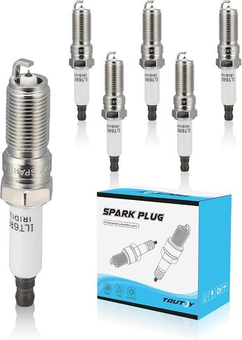 41-109 12622561 Spark Plugs Double Iridium 6PCS (3.0L 3.6L 3.7L) For Buick Enclave LaCrosse,Chevy Equinox Impala Malibu,Cadillac CTS SRX STS XTS,GMC Acadia Terrain,For Ford Explorer F150 in Saudi Arabia