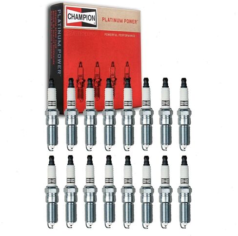 16 pc Champion Platinum Spark Plugs compatible with Jeep Grand Cherokee 5.7L 6.1L V8 2005-2010 in Saudi Arabia