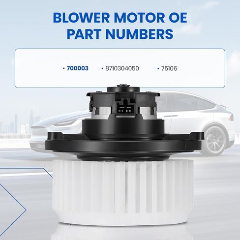 HVAC Blower Motor 75106 Compatible with Toyota Tacoma L4 2.7L 2016-2023, Compatible with Toyota Tacoma V6 3.5L 2016-2023, 8710304050, PM5197, A/C Blower Motor Assembly in Saudi Arabia