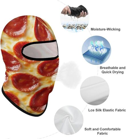 Ski Mask Balaclava, Dust Proof Full Face Mask, Sun Protection Face Cover for Riding in Saudi Arabia